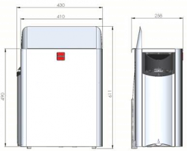 Печка для сауны Harvia The Wall SW45E