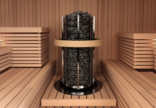 Печь для сауны Sawo Tower TH6-105NS-P круглая, 10.5 кВт, без пульта