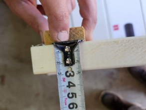Решетка напольная, осина натуральная, 42х600х1000 мм.